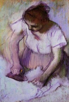 Edgar Degas : Woman Ironing IV